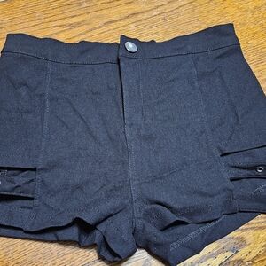 Black Goth Style Sexy Women's Shorts